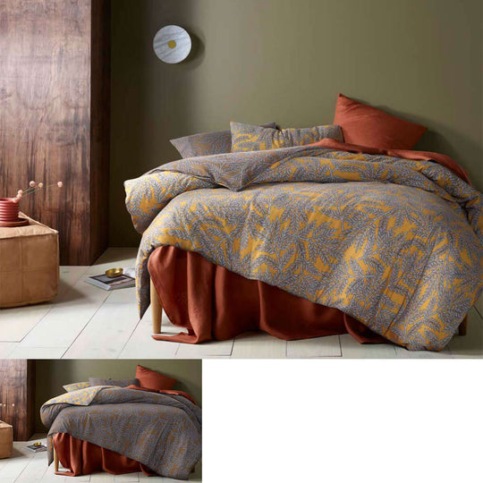 _label_, DSZ Product, feed-cond-new, feed-sl-free shipping, free-shippingAccessorize Clove Washed Cotton Printed Reversible Quilt Cover Set King - Premium Home & Garden > Bedding > Bed Sheets from Accessorize ! Shop Online Buy Now at S & D's Value Store Family Business Best Customer Service_label_, DSZ Product, feed-cond-new, feed-sl-free shipping, free-shipping