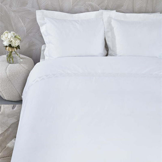 _label_, DSZ Product, feed-cond-new, feed-sl-free shipping, free-shipping, newRiviera Maison Elowen White Cotton Quilt Cover Set King - Premium Home & Garden > Bedding > Duvet Covers from Riviera Maison ! Shop Online Buy Now at S & D's Value Store Family Business Best Customer Service_label_, DSZ Product, feed-cond-new, feed-sl-free shipping, free-shipping, new