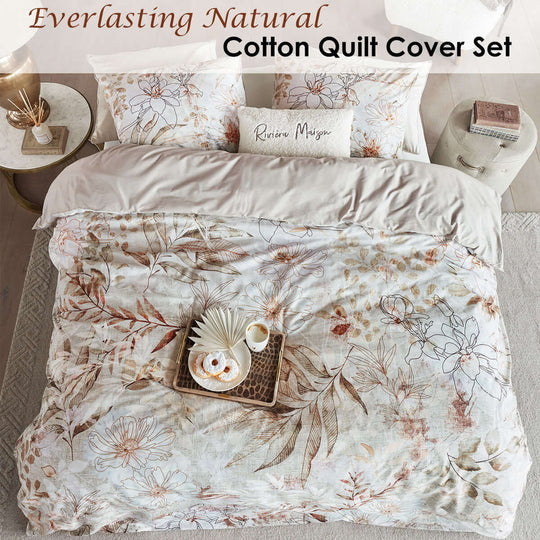 _label_, DSZ Product, feed-cond-new, feed-sl-free shipping, free-shipping, newRiviera Maison Everlasting Natural Cotton Quilt Cover Set King - Premium Home & Garden > Bedding > Duvet Covers from Riviera Maison ! Shop Online Buy Now at S & D's Value Store Family Business Best Customer Service_label_, DSZ Product, feed-cond-new, feed-sl-free shipping, free-shipping, new