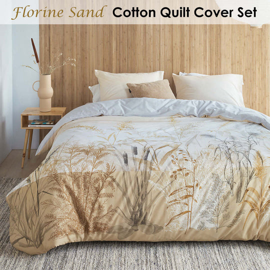 _label_, DSZ Product, feed-cond-new, feed-sl-free shipping, free-shipping, newBedding House Florine Sand Cotton Quilt Cover Set King - Premium Home & Garden > Bedding > Bed Sheets from Bedding House ! Shop Online Buy Now at S & D's Value Store Family Business Best Customer Service_label_, DSZ Product, feed-cond-new, feed-sl-free shipping, free-shipping, new