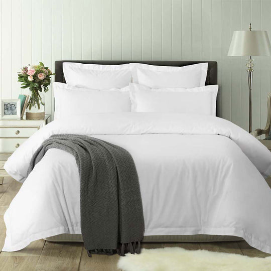 _label_, DSZ Product, feed-cond-new, feed-sl-free shipping, free-shippingAccessorize White Tailored Hotel Deluxe Cotton Quilt Cover Set King - Premium Home & Garden > Bedding > Bed Sheets from Accessorize ! Shop Online Buy Now at S & D's Value Store Family Business Best Customer Service_label_, DSZ Product, feed-cond-new, feed-sl-free shipping, free-shipping