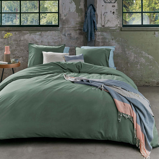 _label_, DSZ Product, feed-cond-new, feed-sl-free shipping, free-shipping, newBedding House Organic Cotton Basic Green Quilt Cover Set King - Premium Home & Garden > Bedding > Bed Sheets from Bedding House ! Shop Online Buy Now at S & D's Value Store Family Business Best Customer Service_label_, DSZ Product, feed-cond-new, feed-sl-free shipping, free-shipping, new