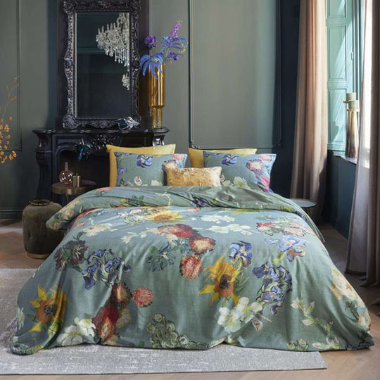 _label_, DSZ Product, feed-cond-new, feed-sl-free shipping, free-shipping, newBedding House Van Gogh Partout Des Fleurs Green Cotton Sateen Quilt Cover Set King - Premium Home & Garden > Bedding > Duvet Covers from Bedding House ! Shop Online Buy Now at S & D's Value Store Family Business Best Customer Service_label_, DSZ Product, feed-cond-new, feed-sl-free shipping, free-shipping, new