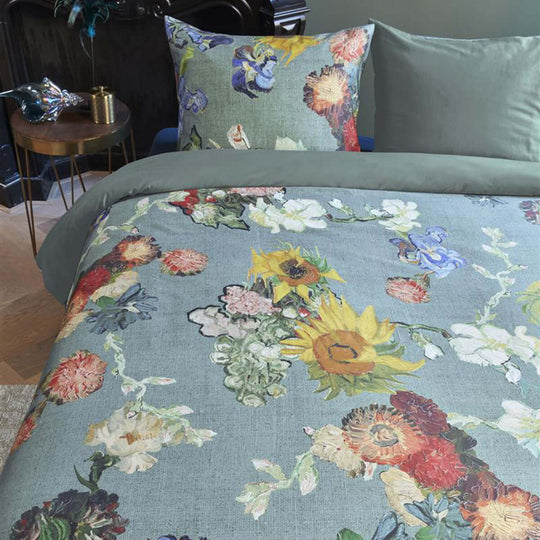 _label_, DSZ Product, feed-cond-new, feed-sl-free shipping, free-shipping, newBedding House Van Gogh Partout Des Fleurs Green Cotton Sateen Quilt Cover Set King - Premium Home & Garden > Bedding > Duvet Covers from Bedding House ! Shop Online Buy Now at S & D's Value Store Family Business Best Customer Service_label_, DSZ Product, feed-cond-new, feed-sl-free shipping, free-shipping, new