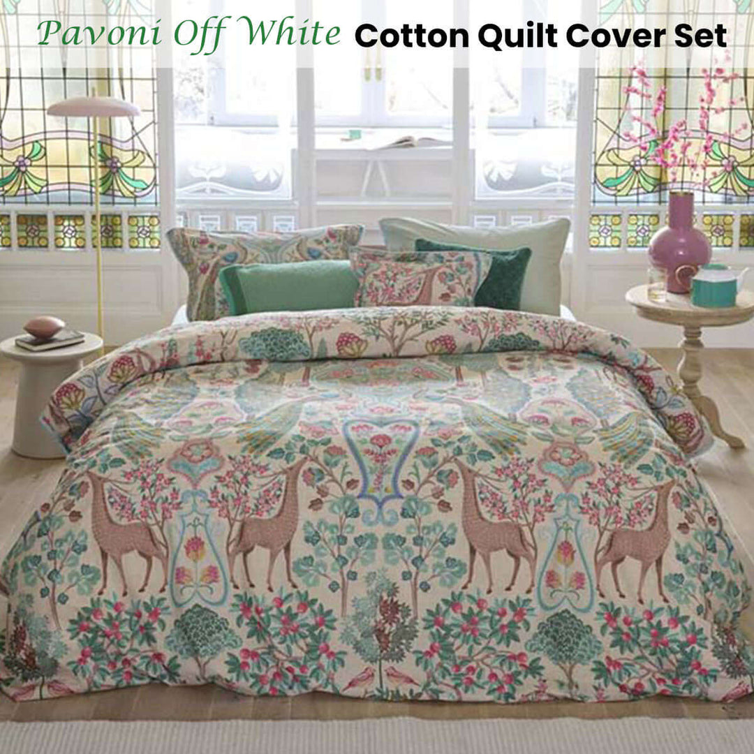 _label_, DSZ Product, feed-cond-new, feed-sl-free shipping, free-shipping, newPip Studio Pavoni Off White Cotton Quilt Cover Set King - Premium Home & Garden > Bedding > Duvet Covers from Pip Studio ! Shop Online Buy Now at S & D's Value Store Family Business Best Customer Service_label_, DSZ Product, feed-cond-new, feed-sl-free shipping, free-shipping, new