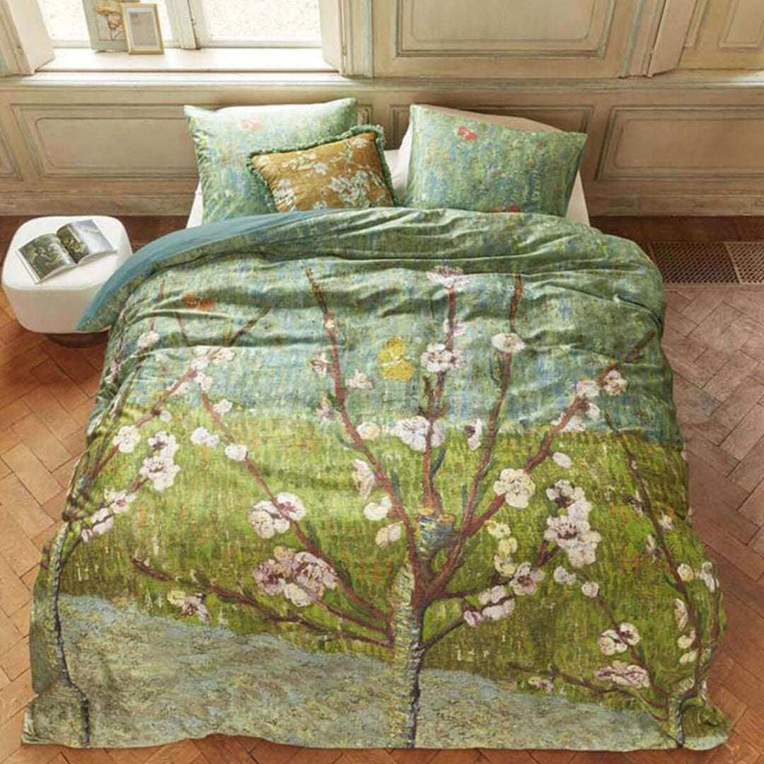 _label_, DSZ Product, feed-cond-new, feed-sl-free shipping, free-shipping, newBedding House Van Gogh Peach Trees Green Cotton Sateen Quilt Cover Set King - Premium Home & Garden > Bedding > Duvet Covers from Bedding House ! Shop Online Buy Now at S & D's Value Store Family Business Best Customer Service_label_, DSZ Product, feed-cond-new, feed-sl-free shipping, free-shipping, new