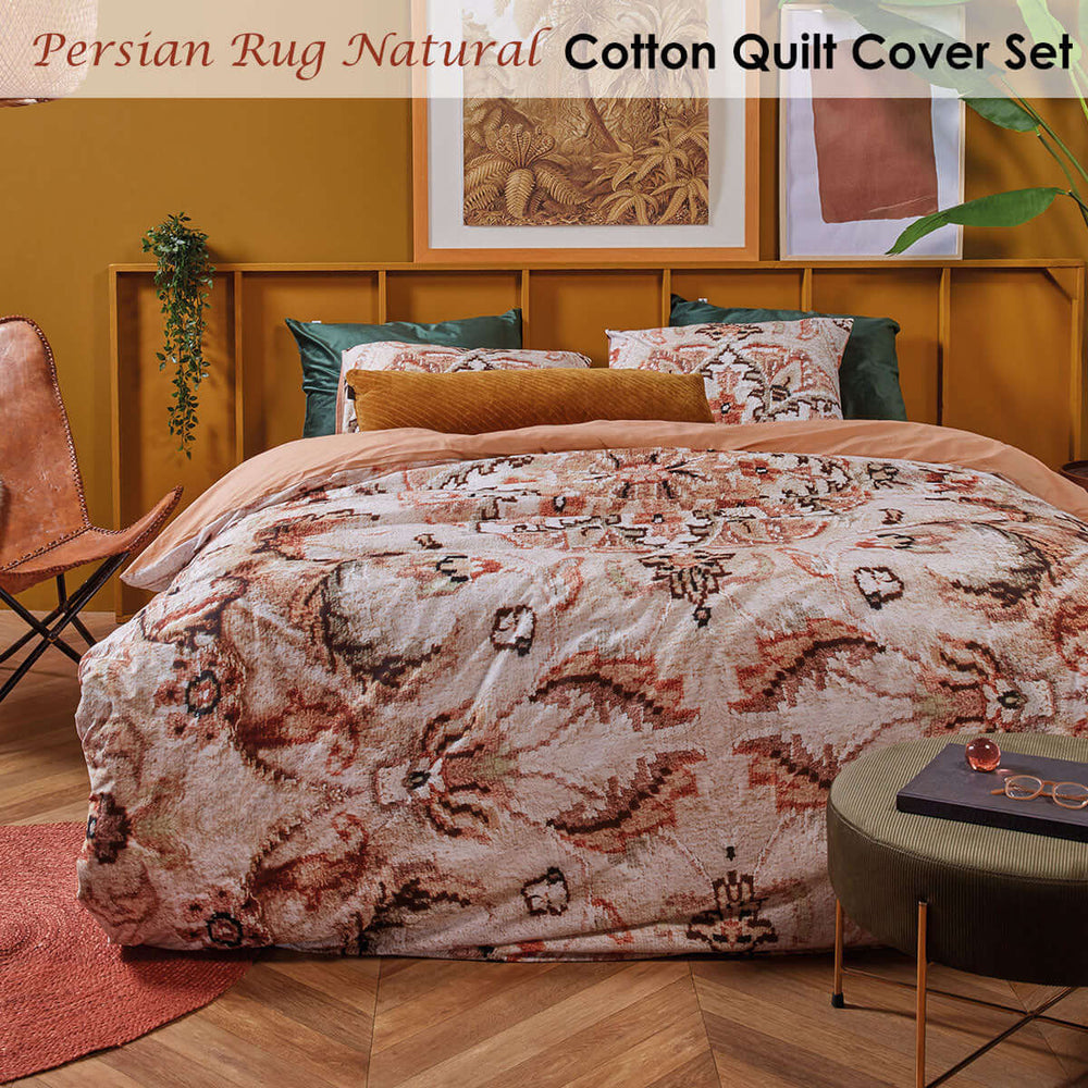 _label_, DSZ Product, feed-cond-new, feed-sl-free shipping, free-shipping, newBedding House Persian Rug Natural Cotton Quilt Cover Set King - Premium Home & Garden > Bedding > Duvet Covers from Bedding House ! Shop Online Buy Now at S & D's Value Store Family Business Best Customer Service_label_, DSZ Product, feed-cond-new, feed-sl-free shipping, free-shipping, new