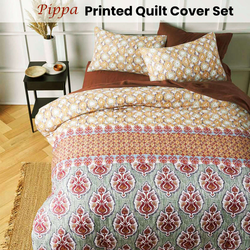 _label_, DSZ Product, feed-cond-new, feed-sl-free shipping, free-shippingBig Sleep Pippa Printed Quilt Cover Set King - Premium Home & Garden > Bedding > Duvet Covers from Big Sleep ! Shop Online Buy Now at S & D's Value Store Family Business Best Customer Service_label_, DSZ Product, feed-cond-new, feed-sl-free shipping, free-shipping