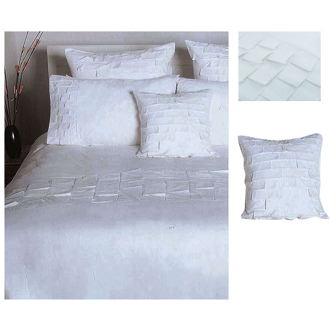 _label_, DSZ Product, feed-cond-new, feed-sl-free shipping, free-shippingAccessorize Pleats White Cotton Quilt Cover Set Double + 1 Free Bonus Cushion Cover - Premium Home & Garden > Bedding > Bed Sheets from Accessorize ! Shop Online Buy Now at S & D's Value Store Family Business Best Customer Service_label_, DSZ Product, feed-cond-new, feed-sl-free shipping, free-shipping