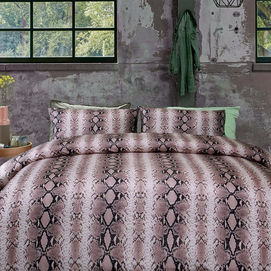 _label_, DSZ Product, feed-cond-new, feed-sl-free shipping, free-shippingBig Sleep Snake Skin Pink Quilt Cover Set Double - Premium Home & Garden > Bedding > Duvet Covers from Big Sleep ! Shop Online Buy Now at S & D's Value Store Family Business Best Customer Service_label_, DSZ Product, feed-cond-new, feed-sl-free shipping, free-shipping