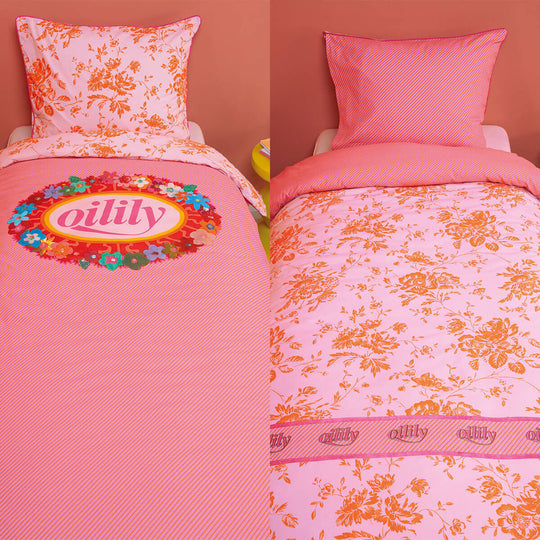 _label_, DSZ Product, feed-cond-new, feed-sl-free shipping, free-shippingOilily Prom Flowers Pink Cotton Quilt Cover Set Single - Premium Home & Garden > Bedding > Bed Sheets from Oilily ! Shop Online Buy Now at S & D's Value Store Family Business Best Customer Service_label_, DSZ Product, feed-cond-new, feed-sl-free shipping, free-shipping