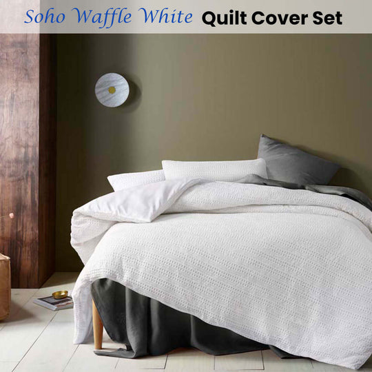 _label_, DSZ Product, feed-cond-new, feed-sl-free shipping, free-shippingAccessorize Soho Waffle White Quilt Cover Set King - Premium Home & Garden > Bedding > Duvet Covers from Accessorize ! Shop Online Buy Now at S & D's Value Store Family Business Best Customer Service_label_, DSZ Product, feed-cond-new, feed-sl-free shipping, free-shipping