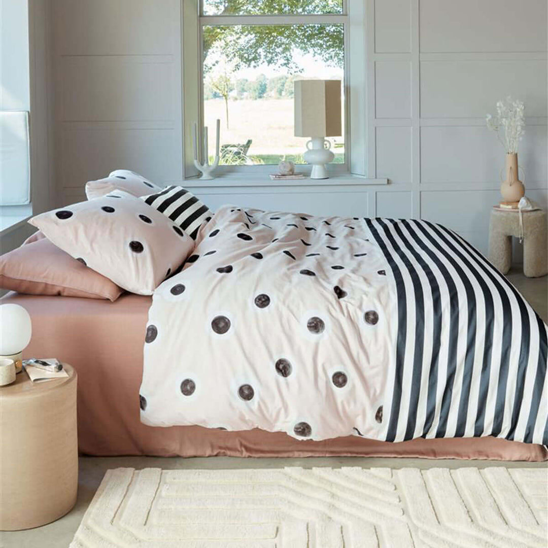 _label_, DSZ Product, feed-cond-new, feed-sl-free shipping, free-shipping, newVtwonen Stripe And Eye Natural Cotton Quilt Cover Set Queen - Premium Home & Garden > Bedding > Duvet Covers from Vtwonen ! Shop Online Buy Now at S & D's Value Store Family Business Best Customer Service_label_, DSZ Product, feed-cond-new, feed-sl-free shipping, free-shipping, new