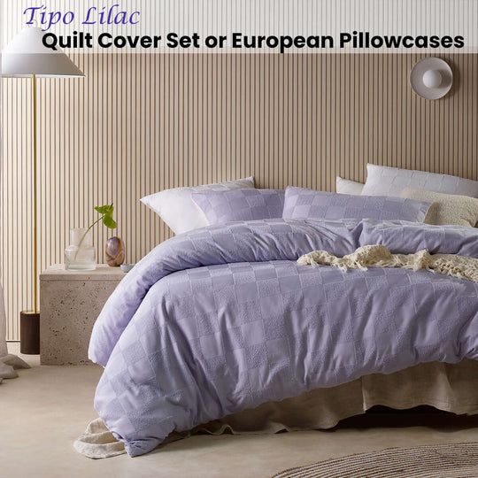 _label_, DSZ Product, feed-cond-new, feed-sl-free shipping, free-shippingAccessorize Tipo Lilac Chenille Quilt Cover Set Single - Premium Home & Garden > Bedding > Duvet Covers from Accessorize ! Shop Online Buy Now at S & D's Value Store Family Business Best Customer Service_label_, DSZ Product, feed-cond-new, feed-sl-free shipping, free-shipping