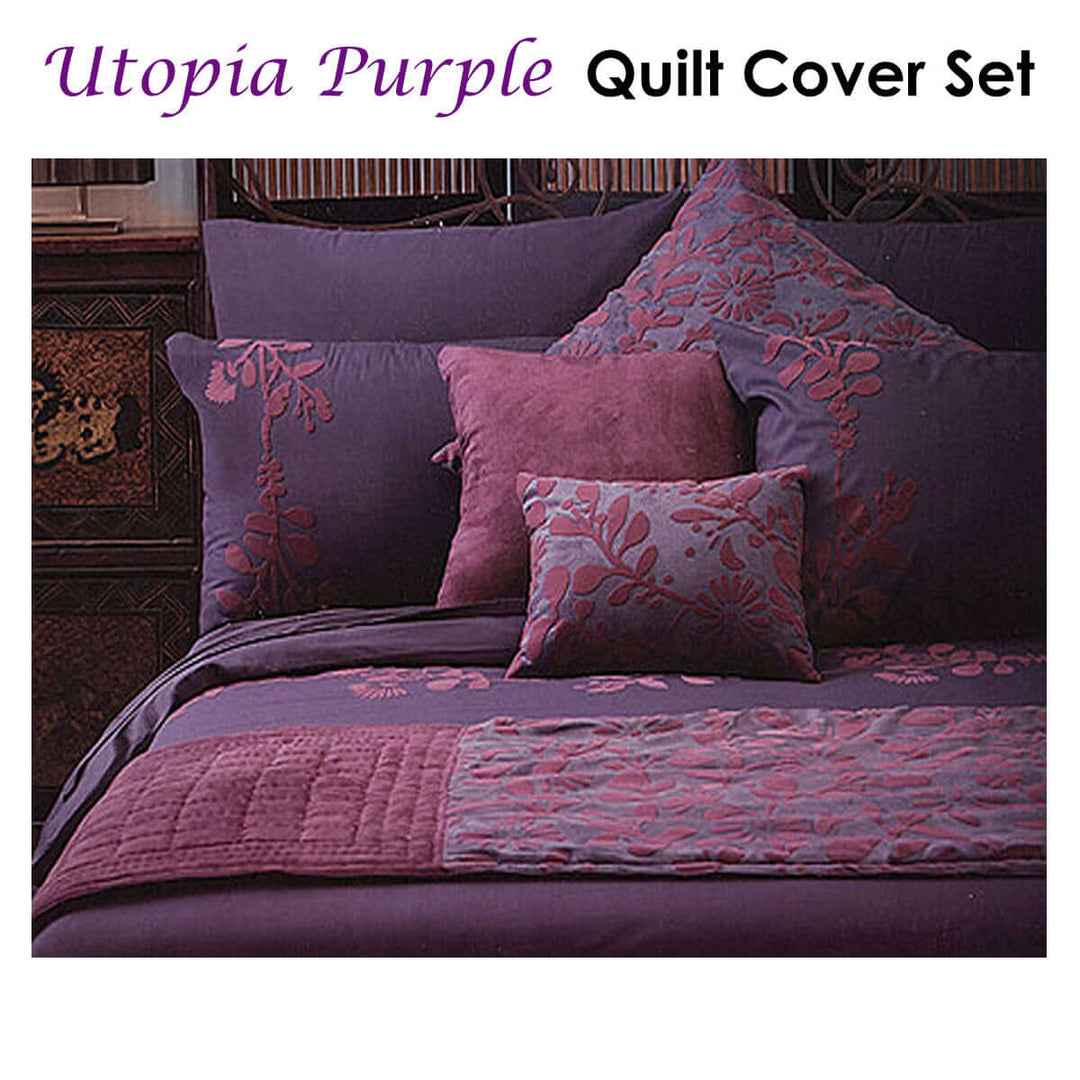 _label_, DSZ Product, feed-cond-new, feed-sl-free shipping, free-shippingAccessorize Utopia Purple Quilt Cover Set Double - Premium Home & Garden > Bedding > Duvet Covers from Accessorize ! Shop Online Buy Now at S & D's Value Store Family Business Best Customer Service_label_, DSZ Product, feed-cond-new, feed-sl-free shipping, free-shipping