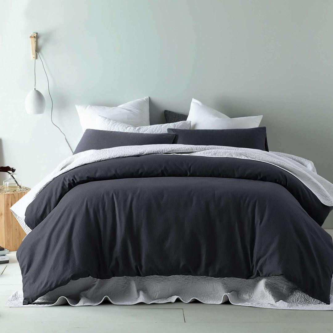 _label_, DSZ Product, feed-cond-new, feed-sl-free shipping, free-shippingAccessorize Waffle Slate Cotton Blendquilt Cover Set King - Premium Home & Garden > Bedding > Bed Sheets from Accessorize ! Shop Online Buy Now at S & D's Value Store Family Business Best Customer Service_label_, DSZ Product, feed-cond-new, feed-sl-free shipping, free-shipping