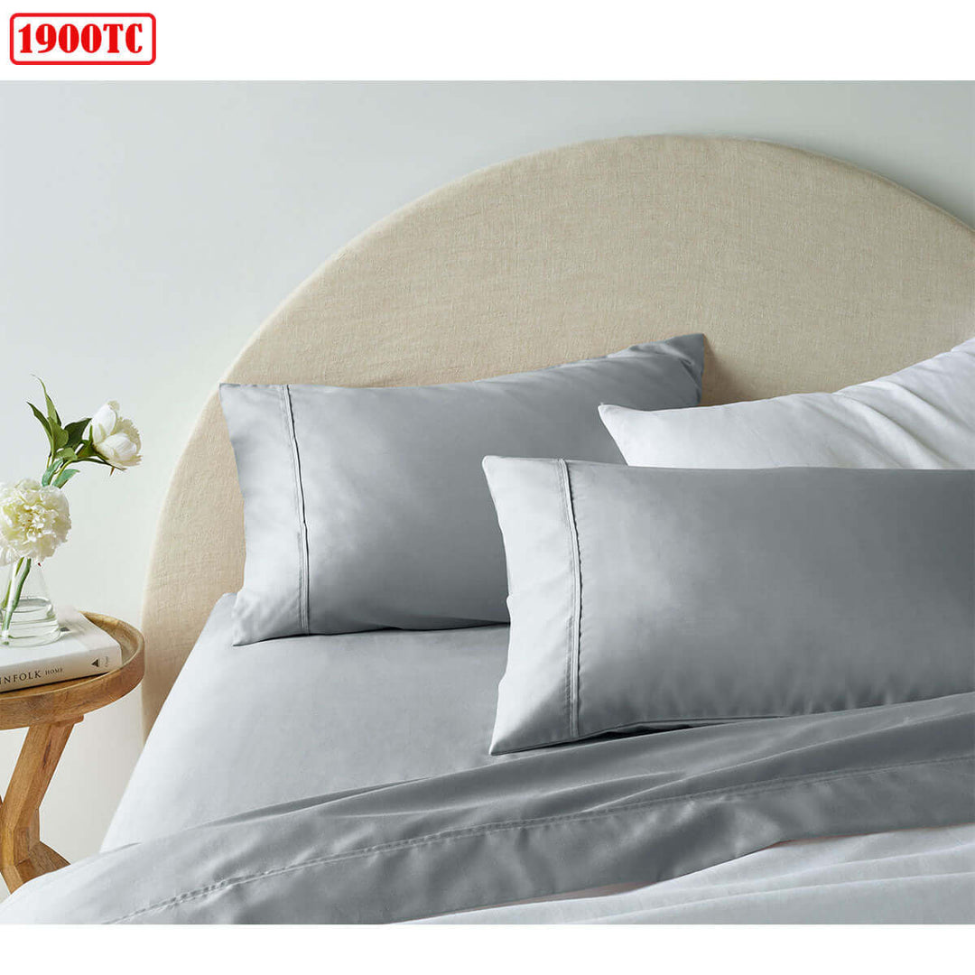 _label_, DSZ Product, feed-cond-new, feed-sl-free shipping, free-shippingAccessorize 1900Tc Cotton Rich Sheet Set Grey King - Premium Home & Garden > Bedding > Bed Sheets from Accessorize ! Shop Online Buy Now at S & D's Value Store Family Business Best Customer Service_label_, DSZ Product, feed-cond-new, feed-sl-free shipping, free-shipping