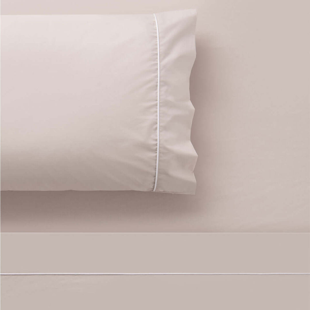 _label_, DSZ Product, feed-cond-new, feed-sl-free shipping, free-shippingAccessorize White/Natural Piped Hotel Deluxe Cotton Sheet Set King - Premium Home & Garden > Bedding > Bed Sheets from Accessorize ! Shop Online Buy Now at S & D's Value Store Family Business Best Customer Service_label_, DSZ Product, feed-cond-new, feed-sl-free shipping, free-shipping