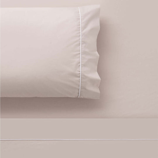 _label_, DSZ Product, feed-cond-new, feed-sl-free shipping, free-shippingAccessorize White/Natural Piped Hotel Deluxe Cotton Sheet Set King - Premium Home & Garden > Bedding > Bed Sheets from Accessorize ! Shop Online Buy Now at S & D's Value Store Family Business Best Customer Service_label_, DSZ Product, feed-cond-new, feed-sl-free shipping, free-shipping