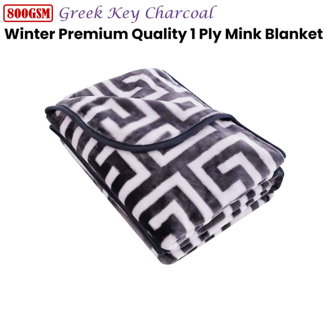 _label_, DSZ Product, feed-cond-new, feed-sl-free shipping, free-shippingBloomington 800Gsm Greek Key Charcoal Winter Premium Quality 1 Ply Mink Blanket Double - Premium Home & Garden > Bedding > Blankets & Throws from Bloomington ! Shop Online Buy Now at S & D's Value Store Family Business Best Customer Service_label_, DSZ Product, feed-cond-new, feed-sl-free shipping, free-shipping