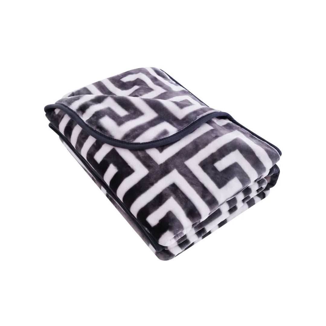 _label_, DSZ Product, feed-cond-new, feed-sl-free shipping, free-shippingBloomington 800Gsm Greek Key Charcoal Winter Premium Quality 1 Ply Mink Blanket Queen - Premium Home & Garden > Bedding > Blankets & Throws from Bloomington ! Shop Online Buy Now at S & D's Value Store Family Business Best Customer Service_label_, DSZ Product, feed-cond-new, feed-sl-free shipping, free-shipping