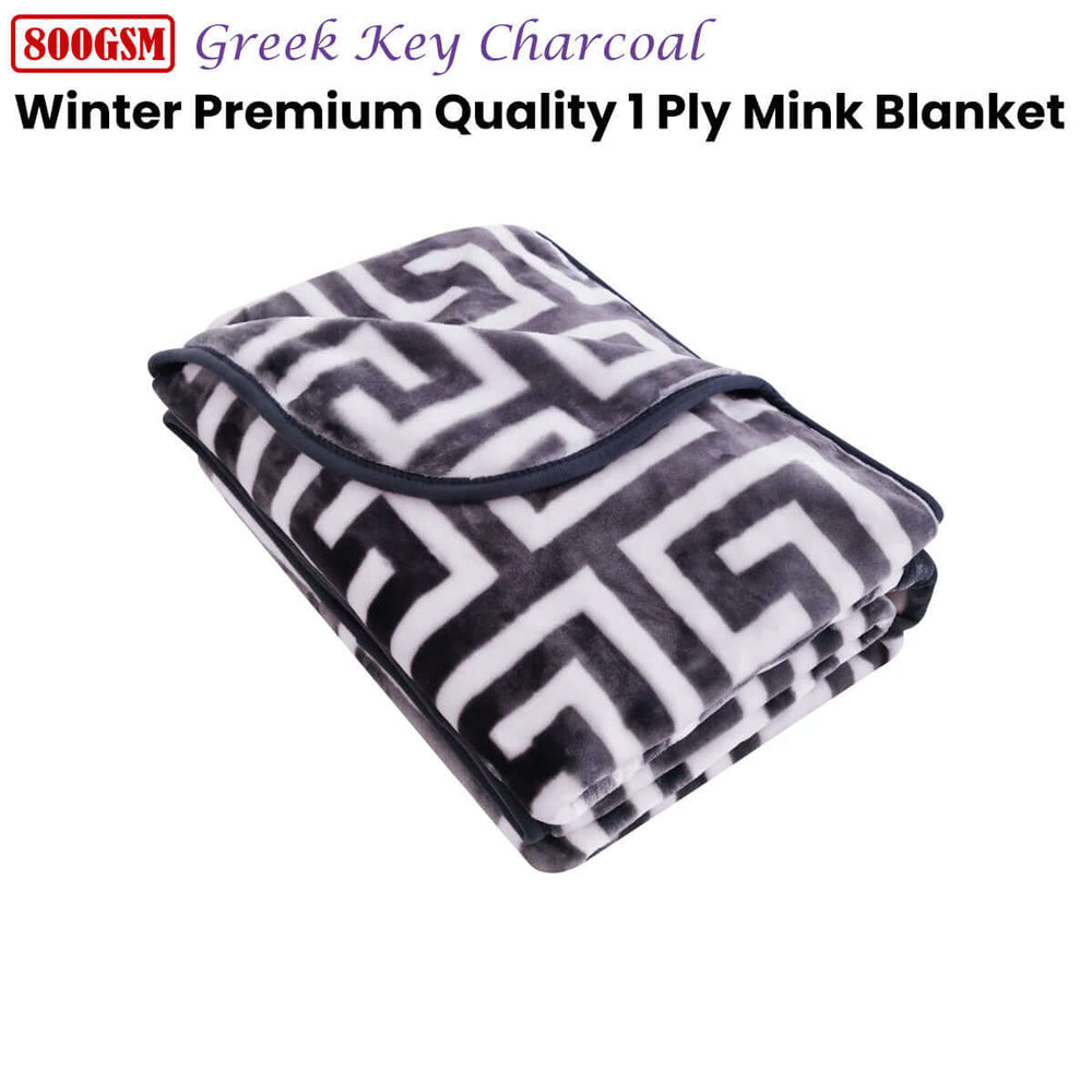 _label_, DSZ Product, feed-cond-new, feed-sl-free shipping, free-shippingBloomington 800Gsm Greek Key Charcoal Winter Premium Quality 1 Ply Mink Blanket Queen - Premium Home & Garden > Bedding > Blankets & Throws from Bloomington ! Shop Online Buy Now at S & D's Value Store Family Business Best Customer Service_label_, DSZ Product, feed-cond-new, feed-sl-free shipping, free-shipping