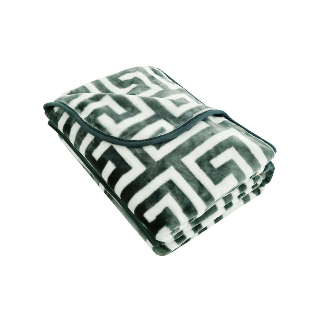 _label_, DSZ Product, feed-cond-new, feed-sl-free shipping, free-shippingBloomington 800Gsm Greek Key Green Winter Premium Quality 1 Ply Mink Blanket Double - Premium Home & Garden > Bedding > Blankets & Throws from Bloomington ! Shop Online Buy Now at S & D's Value Store Family Business Best Customer Service_label_, DSZ Product, feed-cond-new, feed-sl-free shipping, free-shipping