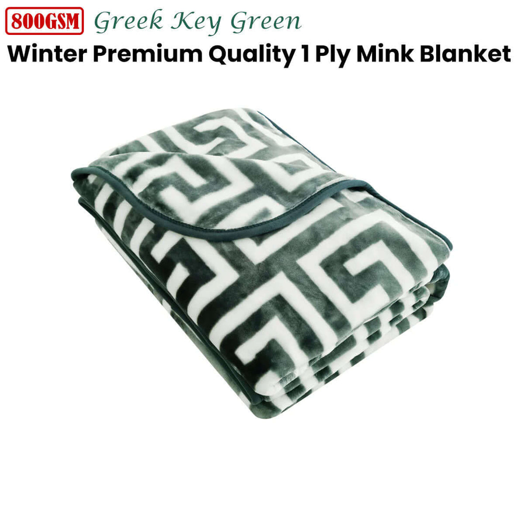 _label_, DSZ Product, feed-cond-new, feed-sl-free shipping, free-shippingBloomington 800Gsm Greek Key Green Winter Premium Quality 1 Ply Mink Blanket Queen - Premium Home & Garden > Bedding > Blankets & Throws from Bloomington ! Shop Online Buy Now at S & D's Value Store Family Business Best Customer Service_label_, DSZ Product, feed-cond-new, feed-sl-free shipping, free-shipping