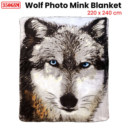 _label_, DSZ Product, feed-cond-new, feed-sl-free shipping, free-shippingJ.Elliot Home 350Gsm Wolf Photo Mink Blanket - Premium Home & Garden > Bedding > Blankets & Throws from J.Elliot Home ! Shop Online Buy Now at S & D's Value Store Family Business Best Customer Service_label_, DSZ Product, feed-cond-new, feed-sl-free shipping, free-shipping