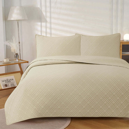 _label_, DSZ Product, feed-cond-new, feed-sl-free shipping, free-shippingJane Barrington Morris Beige Ultrasonic Embossed Lightly Quilted Reversible Coverlet Set King - Premium Home & Garden > Bedding > Bed Sheets from Jane Barrington ! Shop Online Buy Now at S & D's Value Store Family Business Best Customer Service_label_, DSZ Product, feed-cond-new, feed-sl-free shipping, free-shipping