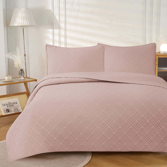 _label_, DSZ Product, feed-cond-new, feed-sl-free shipping, free-shippingJane Barrington Morris Blush Ultrasonic Embossed Lightly Quilted Reversible Coverlet Set King - Premium Home & Garden > Bedding > Bed Sheets from Jane Barrington ! Shop Online Buy Now at S & D's Value Store Family Business Best Customer Service_label_, DSZ Product, feed-cond-new, feed-sl-free shipping, free-shipping