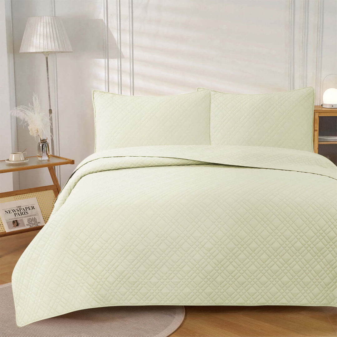 _label_, DSZ Product, feed-cond-new, feed-sl-free shipping, free-shippingJane Barrington Morris Light Cream Ultrasonic Embossed Lightly Quilted Reversible Coverlet Set Queen - Premium Home & Garden > Bedding > Mattress Protectors from Jane Barrington ! Shop Online Buy Now at S & D's Value Store Family Business Best Customer Service_label_, DSZ Product, feed-cond-new, feed-sl-free shipping, free-shipping