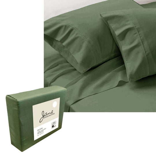 _label_, DSZ Product, feed-cond-new, feed-sl-free shipping, free-shippingJane Barrington 1200Tc Olivia Cotton Rich Sheet Set 40Cm Wall Olive Queen - Premium Home & Garden > Bedding > Bed Sheets from Jane Barrington ! Shop Online Buy Now at S & D's Value Store Family Business Best Customer Service_label_, DSZ Product, feed-cond-new, feed-sl-free shipping, free-shipping