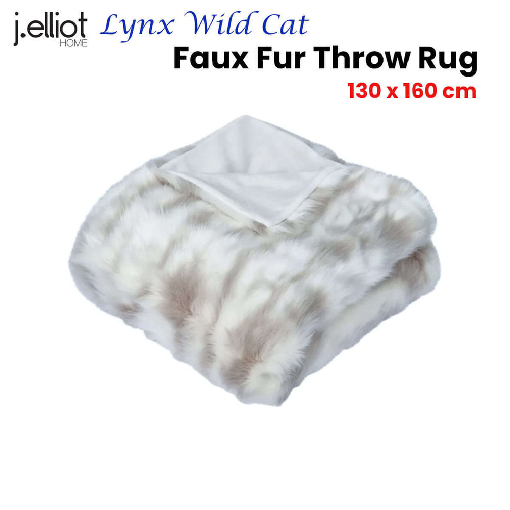 _label_, DSZ Product, feed-cond-new, feed-sl-free shipping, free-shippingJ Elliot Home Lynx Wild Cat Faux Fur Throw Rug 130 X 160Cm - Premium Home & Garden > Bedding > Blankets & Throws from J Elliot Home ! Shop Online Buy Now at S & D's Value Store Family Business Best Customer Service_label_, DSZ Product, feed-cond-new, feed-sl-free shipping, free-shipping