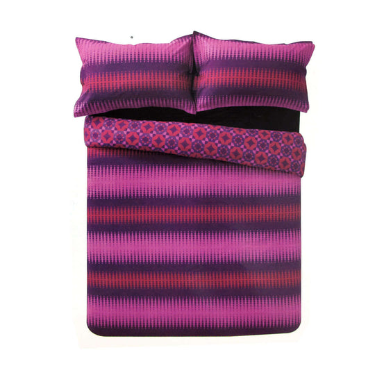 _label_, DSZ Product, feed-cond-new, feed-sl-free shipping, free-shipping, newApartmento Miami Magenta Reversible Polyester Cotton Quilt Cover Set King - Premium Home & Garden > Bedding > Duvet Covers from Apartmento ! Shop Online Buy Now at S & D's Value Store Family Business Best Customer Service_label_, DSZ Product, feed-cond-new, feed-sl-free shipping, free-shipping, new