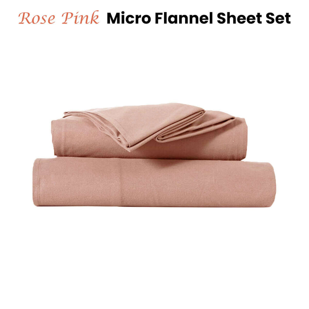 _label_, DSZ Product, feed-cond-new, feed-sl-free shipping, free-shippingKingtex Ultra - Soft Micro Flannel Sheet Set 40 Cm Wall Rose Pink Double - Premium Home & Garden > Bedding > Bed Sheets from Kingtex ! Shop Online Buy Now at S & D's Value Store Family Business Best Customer Service_label_, DSZ Product, feed-cond-new, feed-sl-free shipping, free-shipping