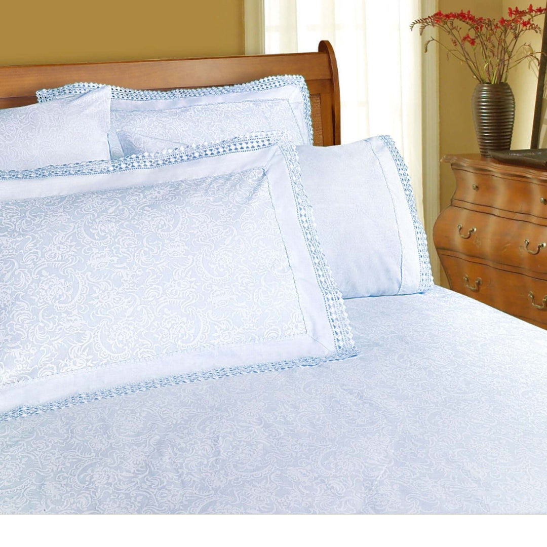 _label_, DSZ Product, feed-cond-new, feed-sl-free shipping, free-shippingShangri La Microfibre Machine Lace Sheet Set Ice Blue Double - Premium Home & Garden > Bedding > Quilts & Duvets from Shangri La ! Shop Online Buy Now at S & D's Value Store Family Business Best Customer Service_label_, DSZ Product, feed-cond-new, feed-sl-free shipping, free-shipping