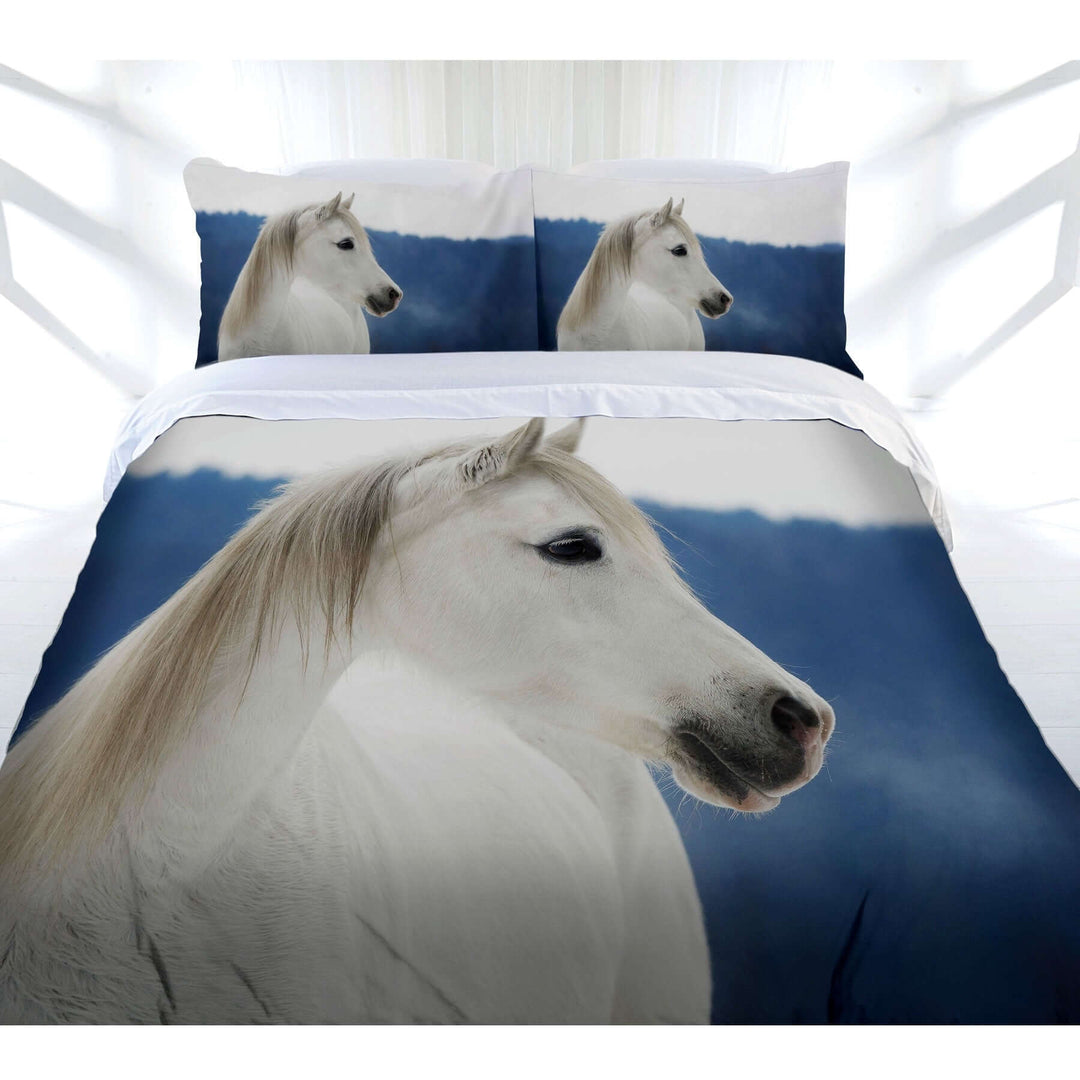 _label_, DSZ Product, feed-cond-new, feed-sl-free shipping, free-shippingJust Home Snowy Horse Quilt Cover Set Queen - Premium Home & Garden > Bedding > Duvet Covers from Just Home ! Shop Online Buy Now at S & D's Value Store Family Business Best Customer Service_label_, DSZ Product, feed-cond-new, feed-sl-free shipping, free-shipping