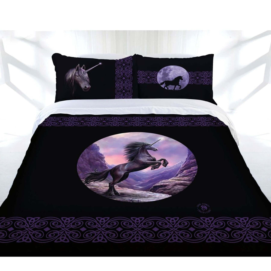 _label_, DSZ Product, feed-cond-new, feed-sl-free shipping, free-shippingAnne Stokes Black Unicorn Quilt Cover Set King - Premium Home & Garden > Bedding > Duvet Covers from Anne Stokes ! Shop Online Buy Now at S & D's Value Store Family Business Best Customer Service_label_, DSZ Product, feed-cond-new, feed-sl-free shipping, free-shipping