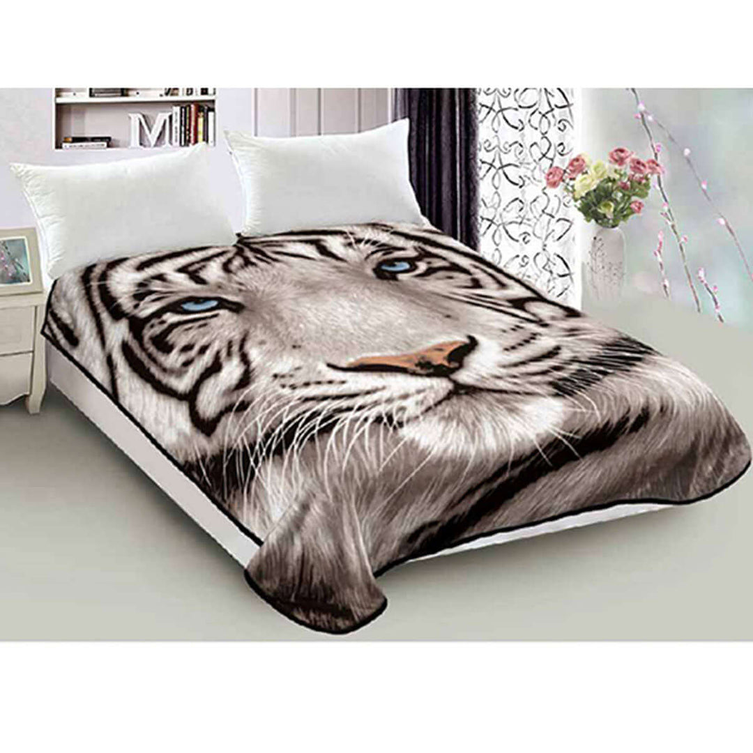 _label_, DSZ Product, feed-cond-new, feed-sl-free shipping, free-shipping800Gsm Luxury Reversible Animal Pattern Mink Blanket Queen 200 X 240 Cm Blue - Eyed Tiger - Premium Home & Garden > Bedding > Blankets & Throws from DSZ ! Shop Online Buy Now at S & D's Value Store Family Business Best Customer Service_label_, DSZ Product, feed-cond-new, feed-sl-free shipping, free-shipping