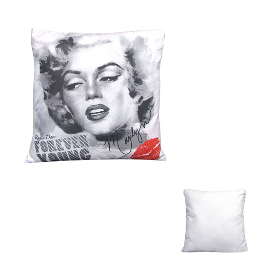 Marilyn Monroe Forever Young Square Filled Cushion 43 x 43 cm