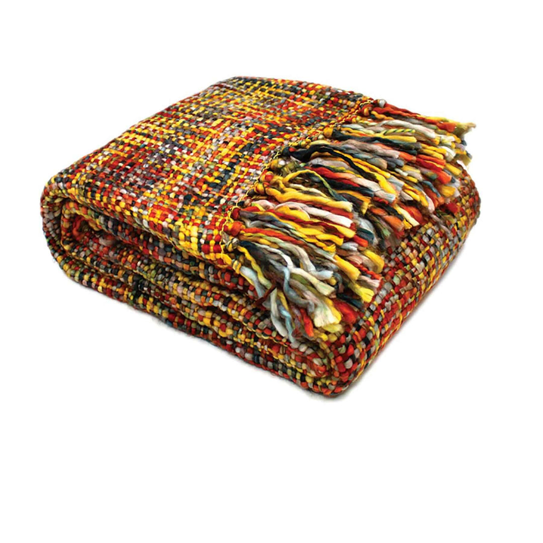 _label_, DSZ Product, feed-cond-new, feed-sl-free shipping, free-shippingRans Oslo Knitted Weave Throw 127 X 152Cm - Bush Fire - Premium Home & Garden > Bedding > Blankets & Throws from Rans ! Shop Online Buy Now at S & D's Value Store Family Business Best Customer Service_label_, DSZ Product, feed-cond-new, feed-sl-free shipping, free-shipping