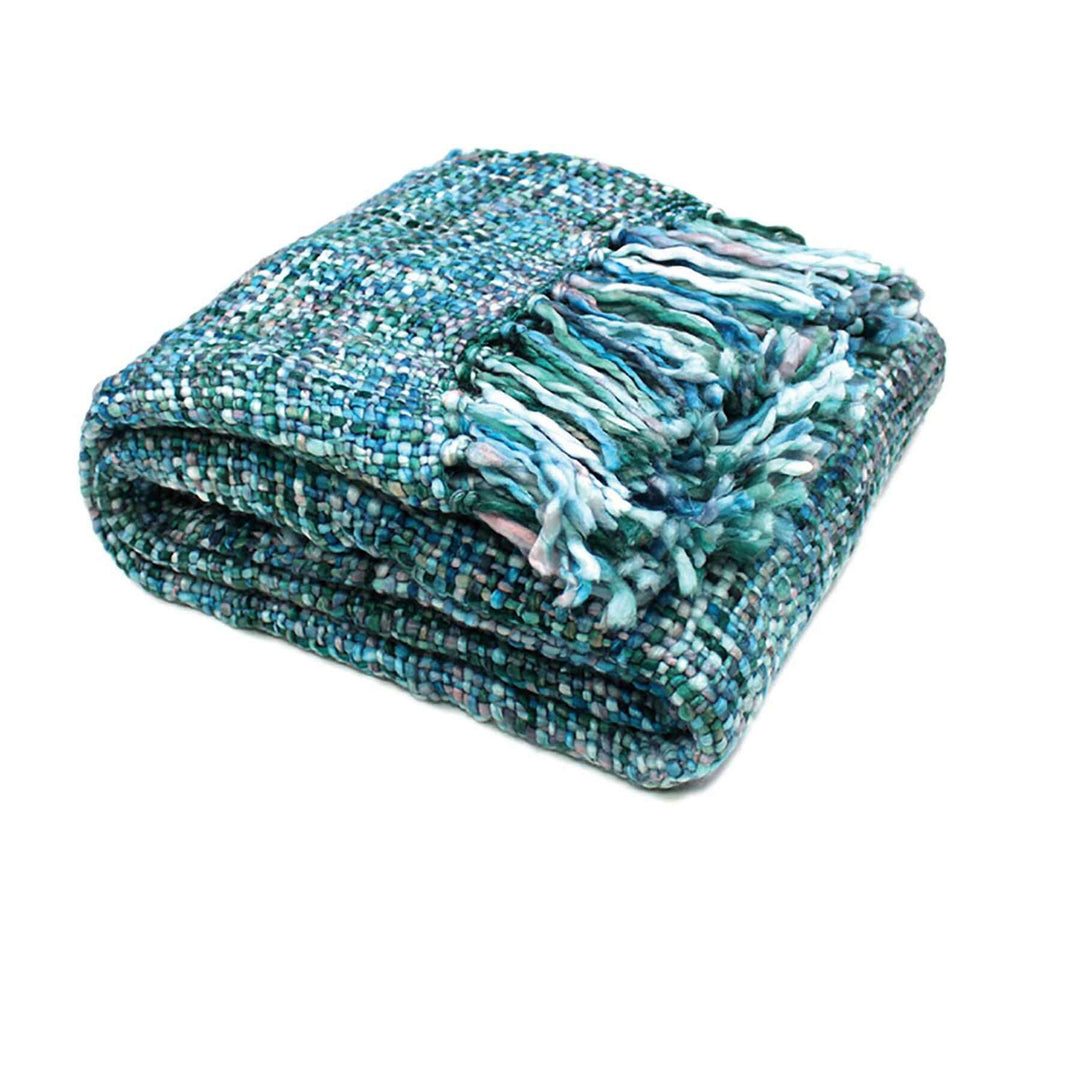 _label_, DSZ Product, feed-cond-new, feed-sl-free shipping, free-shippingRans Oslo Knitted Weave Throw 127 X 152Cm - Cool Pool - Premium Home & Garden > Bedding > Blankets & Throws from Rans ! Shop Online Buy Now at S & D's Value Store Family Business Best Customer Service_label_, DSZ Product, feed-cond-new, feed-sl-free shipping, free-shipping