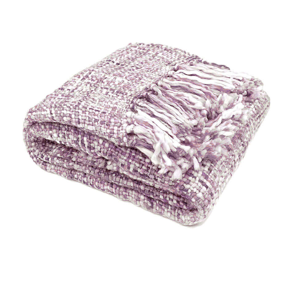 _label_, DSZ Product, feed-cond-new, feed-sl-free shipping, free-shippingRans Oslo Knitted Weave Throw 127 X 152Cm - Lilac Hint - Premium Home & Garden > Bedding > Blankets & Throws from Rans ! Shop Online Buy Now at S & D's Value Store Family Business Best Customer Service_label_, DSZ Product, feed-cond-new, feed-sl-free shipping, free-shipping