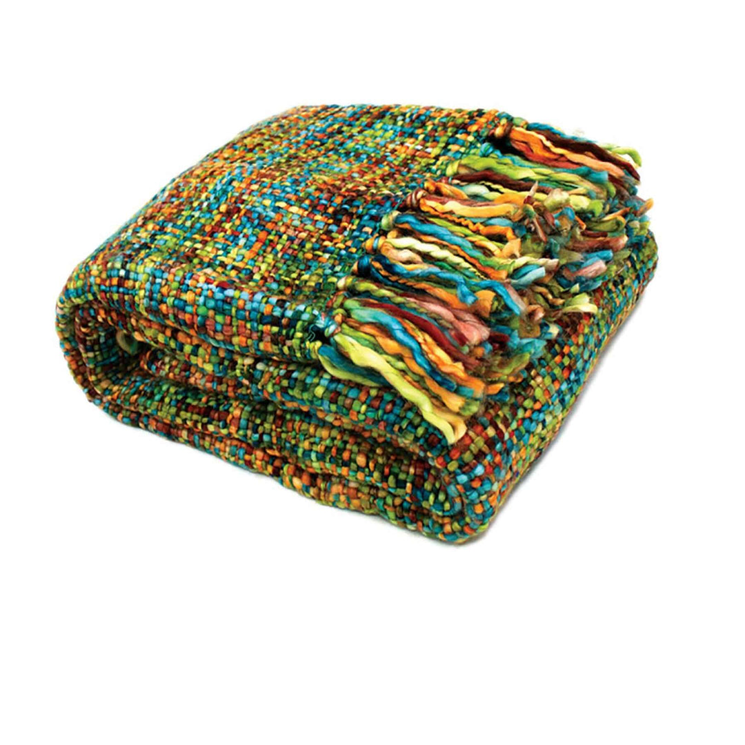 _label_, DSZ Product, feed-cond-new, feed-sl-free shipping, free-shippingRans Oslo Knitted Weave Throw 127 X 152Cm - Peacock - Premium Home & Garden > Bedding > Blankets & Throws from Rans ! Shop Online Buy Now at S & D's Value Store Family Business Best Customer Service_label_, DSZ Product, feed-cond-new, feed-sl-free shipping, free-shipping