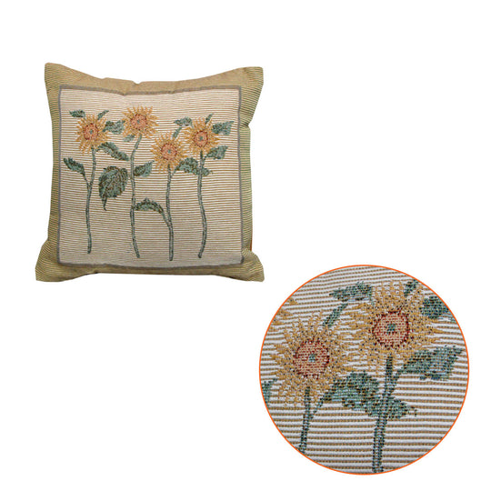 Rapee Bella Sunflower Tapestry Filled Cushion 32 x 32 cm