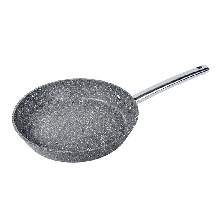 Hello Kitchen 26cm non-stick marble frypan ideal for frying vegetables, meat, and fish with less oil, affordable and quality kitchenware.