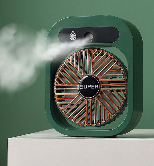 DSZ Product, feed-cond-new, feed-sl-DSZ Freight Payable, newJy Ice Fog Usb Air Conditioning Mist Humidfier Mini Fan - Green - Premium Appliances > Fans > Portable Fans from Jy ! Shop Online Buy Now at S & D's Value Store Family Business Best Customer ServiceDSZ Product, feed-cond-new, feed-sl-DSZ Freight Payable, new