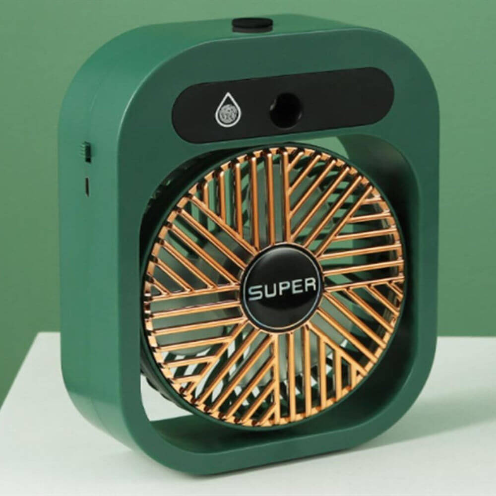 DSZ Product, feed-cond-new, feed-sl-DSZ Freight Payable, newJy Ice Fog Usb Air Conditioning Mist Humidfier Mini Fan - Green - Premium Appliances > Fans > Portable Fans from Jy ! Shop Online Buy Now at S & D's Value Store Family Business Best Customer ServiceDSZ Product, feed-cond-new, feed-sl-DSZ Freight Payable, new