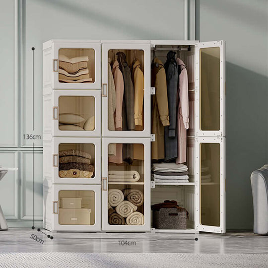 DSZ Product, feed-cond-new, feed-sl-DSZ Freight Payable, newKylin Cubes Storage Folding Cabinet Wardrobe With 12 Grids & 8 Doors & 2 Hangers - Premium Home & Garden > Storage > Clothing & Wardrobe Storage from Kylin ! Shop Online Buy Now at S & D's Value Store Family Business Best Customer ServiceDSZ Product, feed-cond-new, feed-sl-DSZ Freight Payable, new